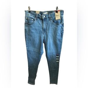 Levi's 721 High Rise Light Blue Skinny Jeans Womens 31W X 30L Casual Denim Pants
